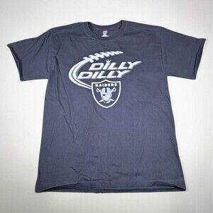 Raiders Dilly Dilly T Shirt Medium Black Hanes Bud Light Football Meme Crossover
